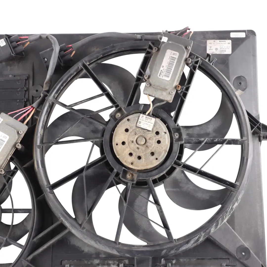 7L Engine Twin Electric Radiator Cooling Fans to Volkswagen Touareg with Part number 7L0121203F Volkswagen Touareg 7L Engine Twin Electric Radiator Cooling Fans - SKU 7L0121203F - Part number 7L0121203F
