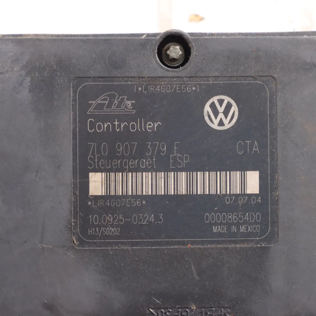 7L ABS Pump Hydraulic Brake Control Module to Volkswagen Touareg with Part number 7L0614111F Volkswagen Touareg 7L ABS Pump Hydraulic Brake Control Module - SKU 7L0614111F - Part number 7L0614111F