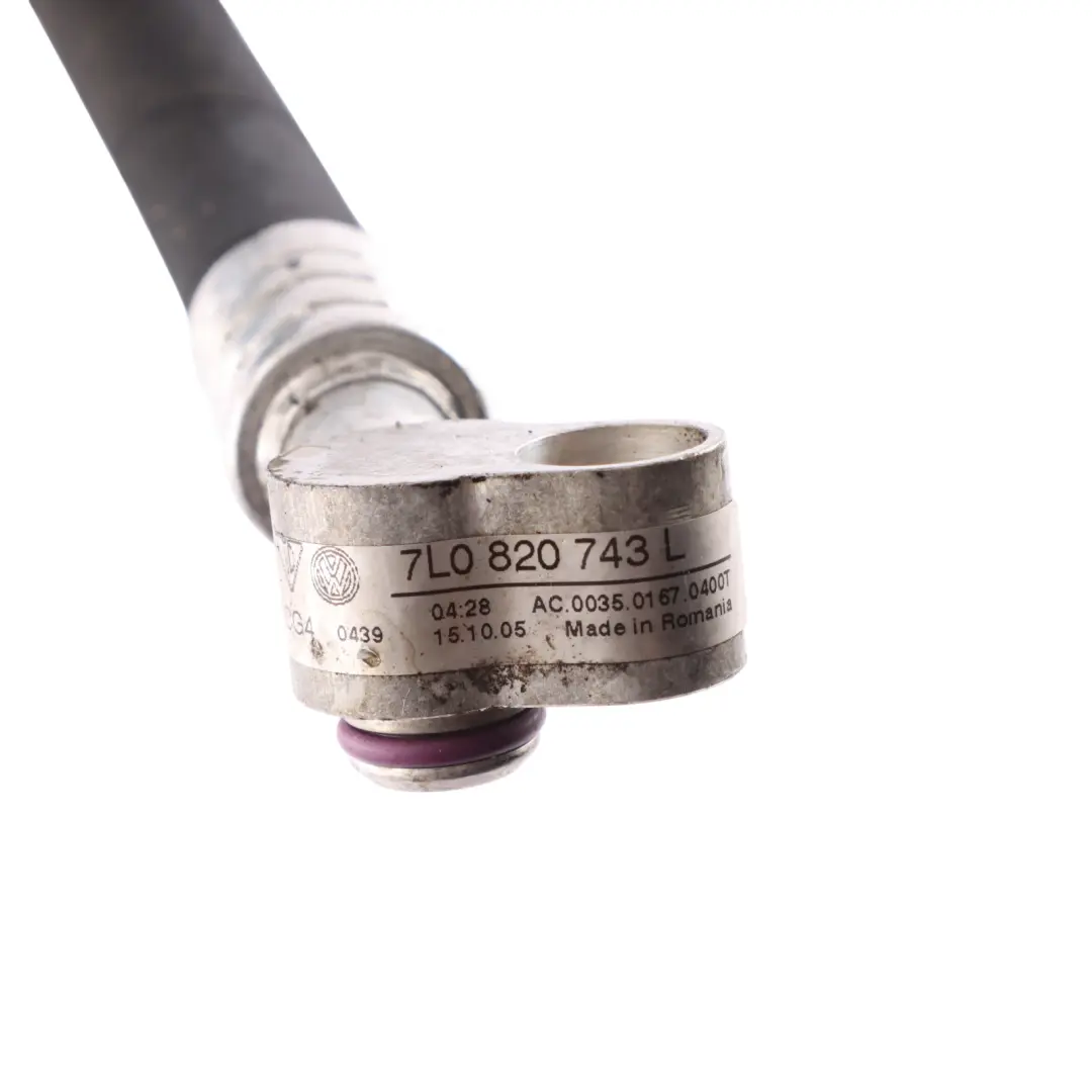 7L Air Conditioning Hose A/C Pipe Line 2.5 Diesel to Volkswagen Touareg with Part number 7L0820743L Volkswagen Touareg 7L Air Conditioning Hose A/C Pipe Line 2.5 Diesel - SKU 7L0820743L - Part number 7L0820743L