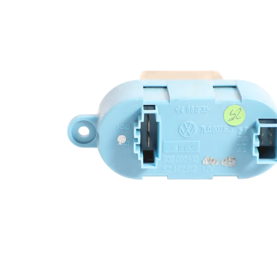 7L Heater Blower Fan Resistor Unit to Audi Q7 4L Volkswagen Touareg with Part number 7L0907521 Audi Q7 4L Volkswagen Touareg 7L Heater Blower Fan Resistor Unit - SKU 7L0907521 - Part number 7L0907521