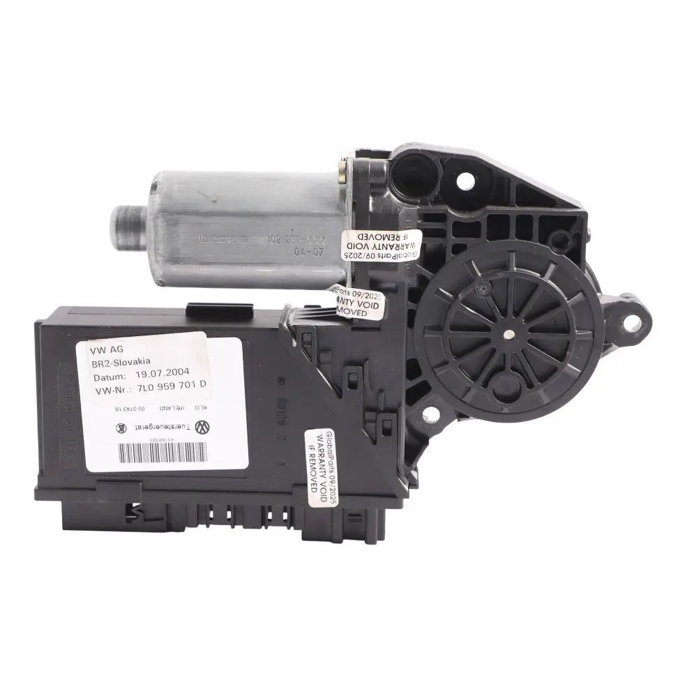 7L Front Window Lifter Motor Regulator Right O/S 7L0959701D to Volkswagen Touareg with Part number 7L0959701L Volkswagen Touareg 7L Front Window Lifter Motor Regulator Right O/S 7L0959701D - SKU 7L0959701L - Part number 7L0959701L
