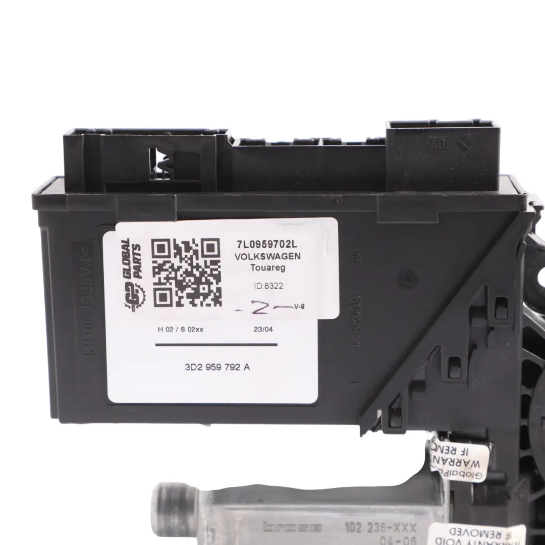 7L Front Door Window Regulator Motor Left N/S to Volkswagen Touareg with Part number 7L0959702L Volkswagen Touareg 7L Front Door Window Regulator Motor Left N/S - SKU 7L0959702L - Part number 7L0959702L