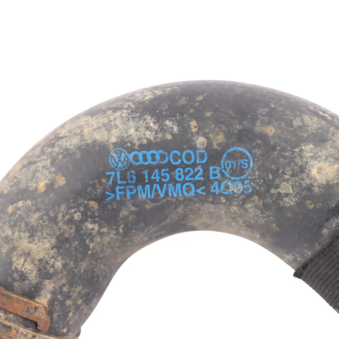 VW Volkswagen Touareg 7L 2.5 TDI Diesel Turbo Pressure Hose Line - SKU 7L6145822B - Part number 7L6145822B