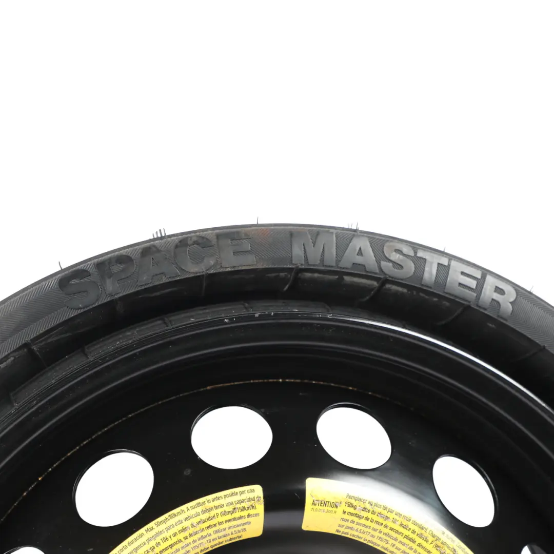 VW Touareg 7L Spare Wheel Vredestein Tire 6,5J ET:40 R17 195/80 - SKU 7L6601027B - Part number 7L6601027B