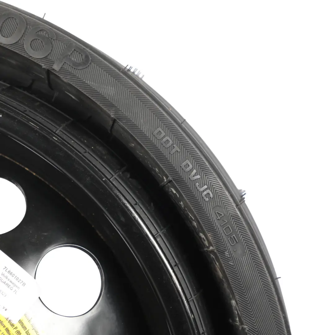 VW Touareg 7L Ruota Scorta Pneumatic Vredestein 6,5J ET:40 R17 195/80 - SKU 7L6601027B - Numero di parte 7L6601027B