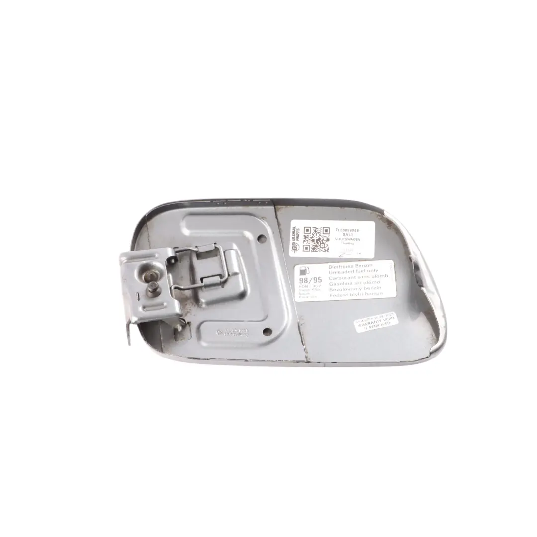 VW Touareg 7L Fuel Filler Flap Tank Cap Cover Salt Lake Grey - D7Z - SKU 7L6809905B-SAL1 - Part number 7L6809905B