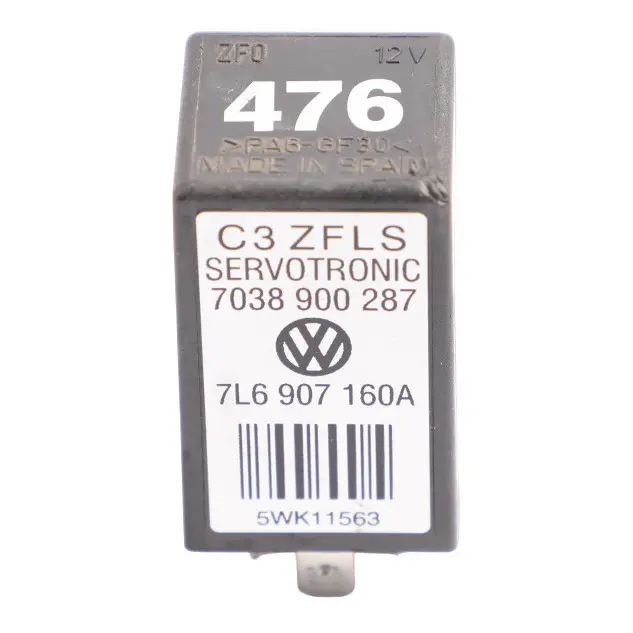 Volkswagen VW Touareg 7L Moduł Przekaźnik Servotronic 6 Pinów - SKU 7L6907160A - Numer Części 7L6907160A