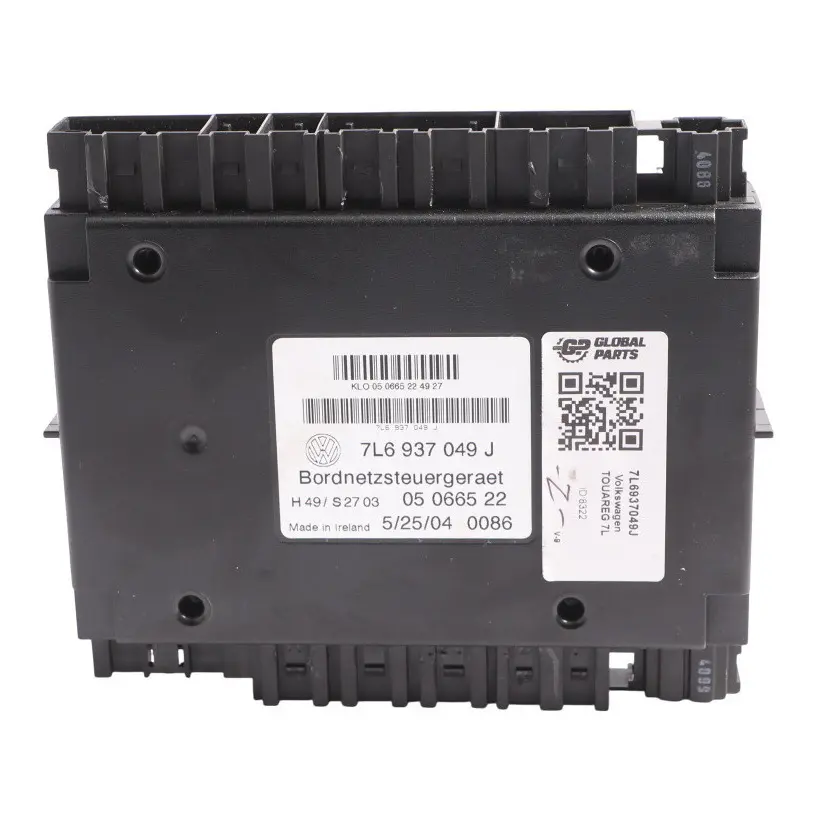 7L Onboard Supply Comfort Unit Module ECU to Volkswagen Touareg with Part number 7L6937049J Volkswagen Touareg 7L Onboard Supply Comfort Unit Module ECU - SKU 7L6937049J - Part number 7L6937049J
