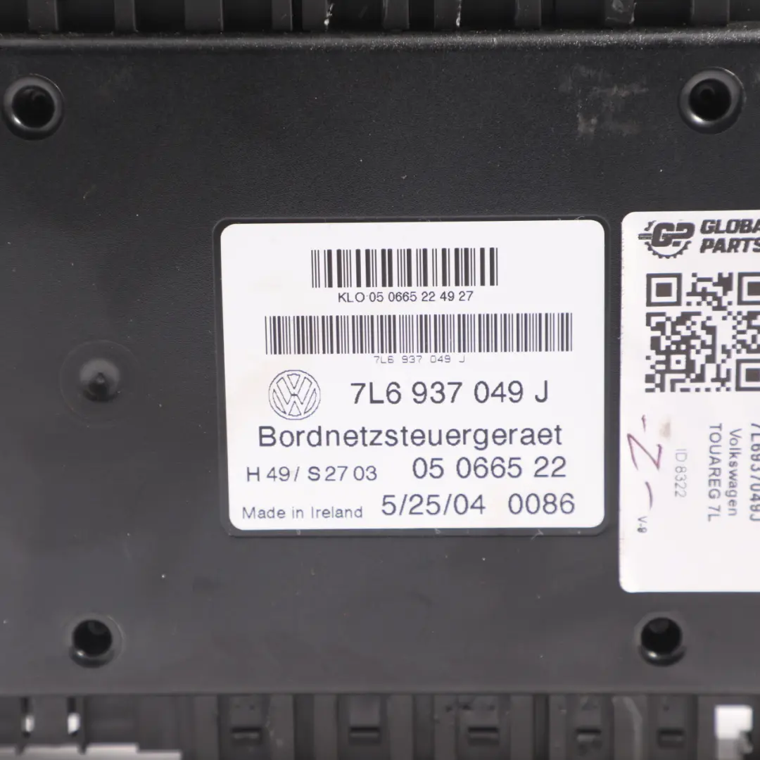 7L Onboard Supply Comfort Unit Module ECU to Volkswagen Touareg with Part number 7L6937049J Volkswagen Touareg 7L Onboard Supply Comfort Unit Module ECU - SKU 7L6937049J - Part number 7L6937049J