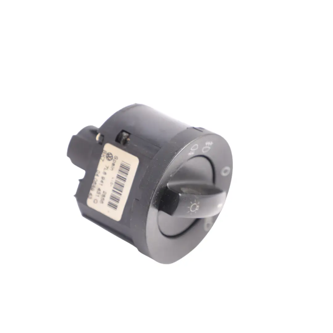 Volkswagen Touareg 7L Headlight Headlamp Control Switch Panel Black - SKU 7L6941431Q - Part number 7L6941431Q