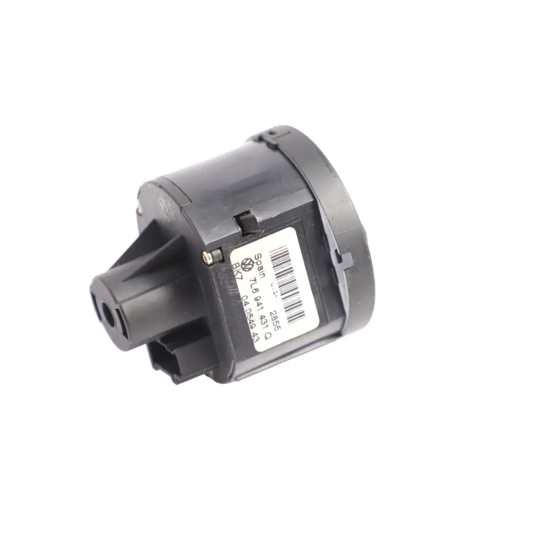 Volkswagen Touareg 7L Headlight Headlamp Control Switch Panel Black - SKU 7L6941431Q - Part number 7L6941431Q