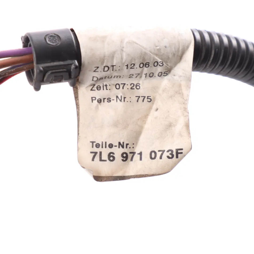 VW Volkswagen Touareg 7L Wiązka Czujników PDC Przód - SKU 7L6971073F - Numer Części 7L6971073F