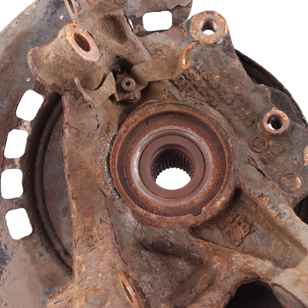 Audi Q7 4L Eje De Rueda Con Nudillo y Cubo Trasero Izquierdo - SKU 7L8505435 - Número de pieza 7L8505435