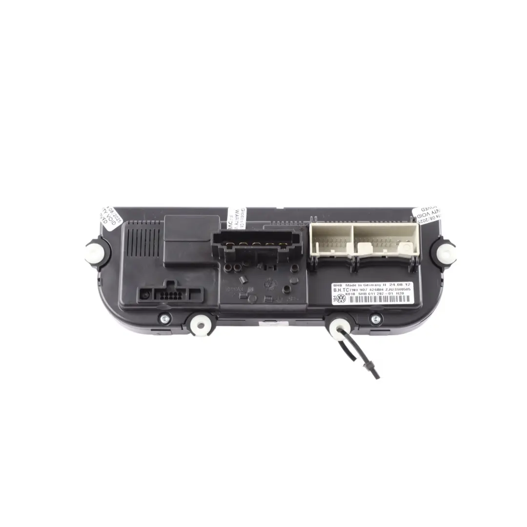 Volkswagen Scirocco Mk3 Heater Climate Control A/C Unit Switch Panel - SKU 7N0907426BH - Part number 7N0907426BH