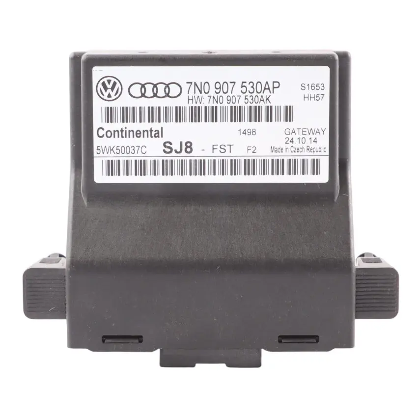 Gateway Control Unit Module ECU to Audi Seat Skoda Volkswagen with Part number 7N0907530AP Audi Seat Skoda Volkswagen Gateway Control Unit Module ECU - SKU 7N0907530AP - Part number 7N0907530AP