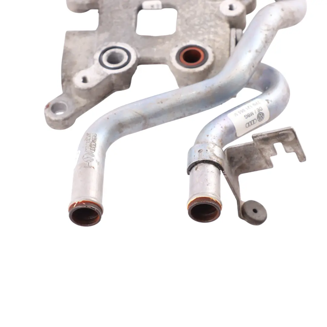 ATF Preheater Coolant Pipe Hose Bracket to Porsche Cayenne 92A with Part number 7P0121065M Porsche Cayenne 92A ATF Preheater Coolant Pipe Hose Bracket - SKU 7P0121065M - Part number 7P0121065M