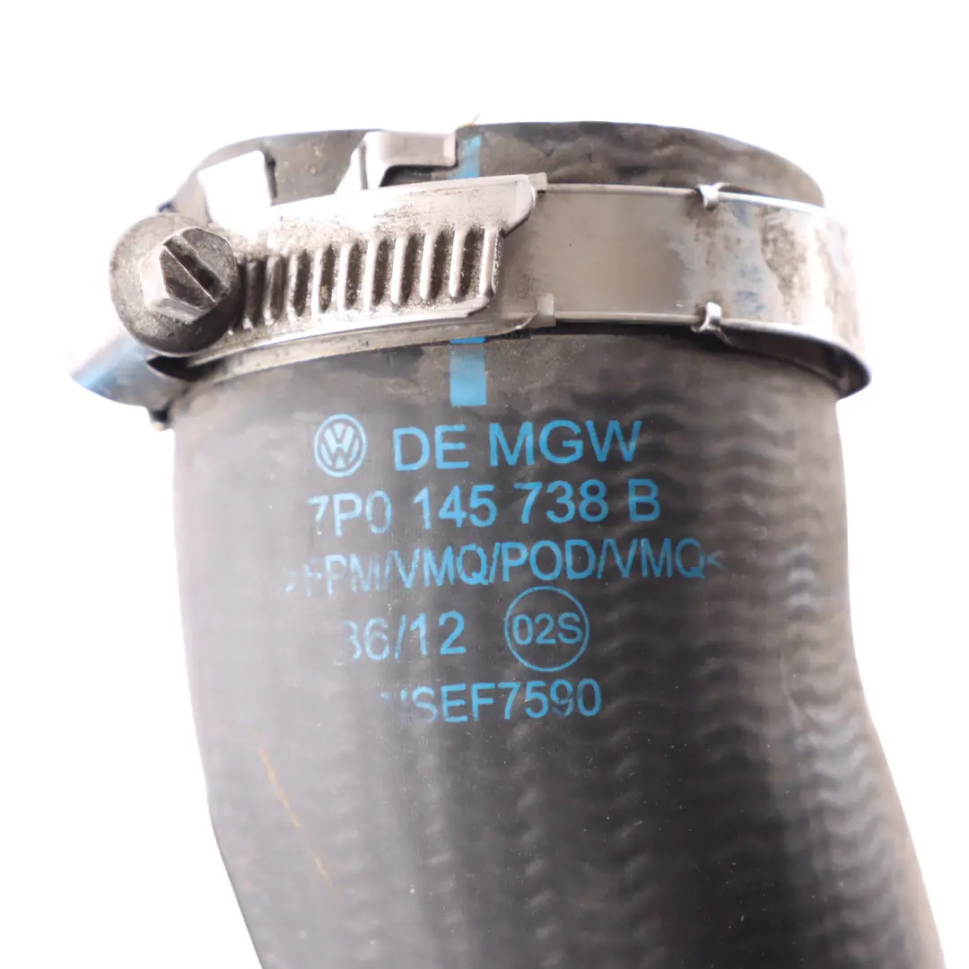 Intake Hose Air Charge Intercooler Pipe Line to Porsche Cayenne 92A with Part number 7P0145738B Porsche Cayenne 92A Intake Hose Air Charge Intercooler Pipe Line - SKU 7P0145738B - Part number 7P0145738B