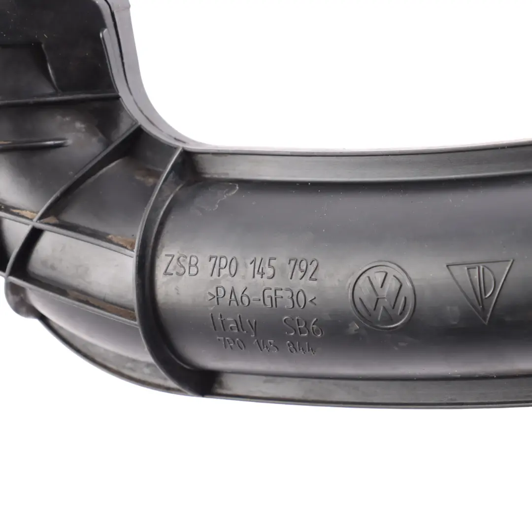 Charge Air Line Hose Pipe 3.0 TDI to Porsche Cayenne 92A Intercooler with Part number 7P0145792 Porsche Cayenne 92A Intercooler Charge Air Line Hose Pipe 3.0 TDI - SKU 7P0145792 - Part number 7P0145792