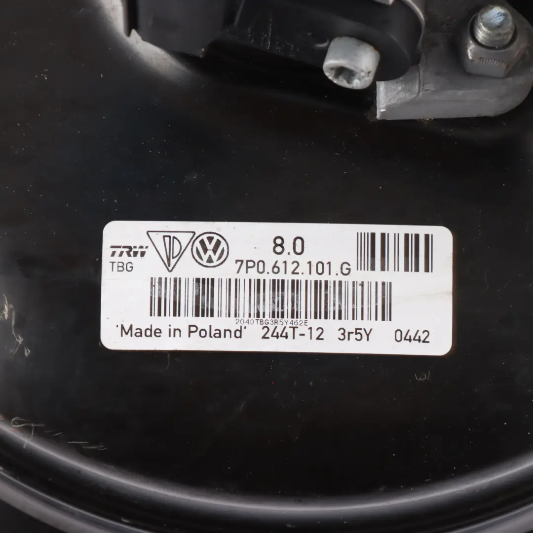 Servo Master Cylinder Brake Booster Unit to Porsche Cayenne 92A with Part number 7P0612101G Porsche Cayenne 92A Servo Master Cylinder Brake Booster Unit - SKU 95835592300 - Part number 7P0612101G