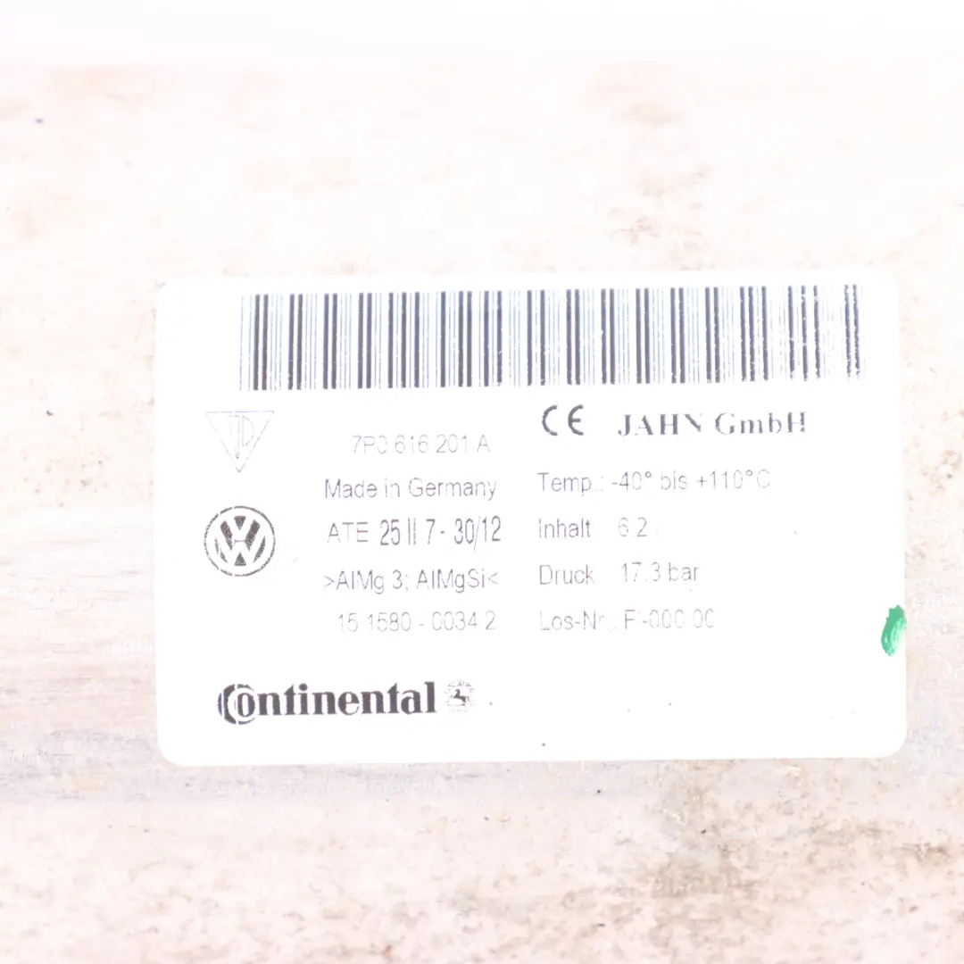 Serbatoio Sospensione Aria Cilindro 7P0616201A per Porsche Cayenne 92A con numero di parte 95835804300 Porsche Cayenne 92A Serbatoio Sospensione Aria Cilindro 7P0616201A - SKU 95835804300 - Numero di parte 95835804300