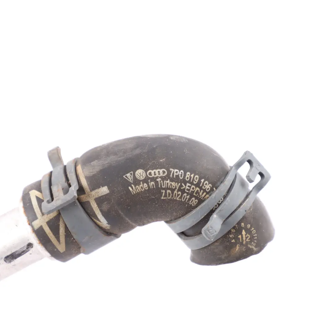 7P Tubo De Refrigeración 3.0 TDI para Porsche Cayenne 92A VW Touareg con número de pieza 7P0819912E Porsche Cayenne 92A VW Touareg 7P Tubo De Refrigeración 3.0 TDI - SKU 7P0819912E - Número de pieza 7P0819912E