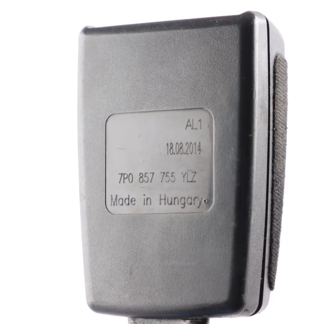 Belt Buckle Front Left Right N/O/S 7P0857755 to Porsche Cayenne 92A Seat with Part number 95880375500 Porsche Cayenne 92A Seat Belt Buckle Front Left Right N/O/S 7P0857755 - SKU 95880375500 - Part number 95880375500