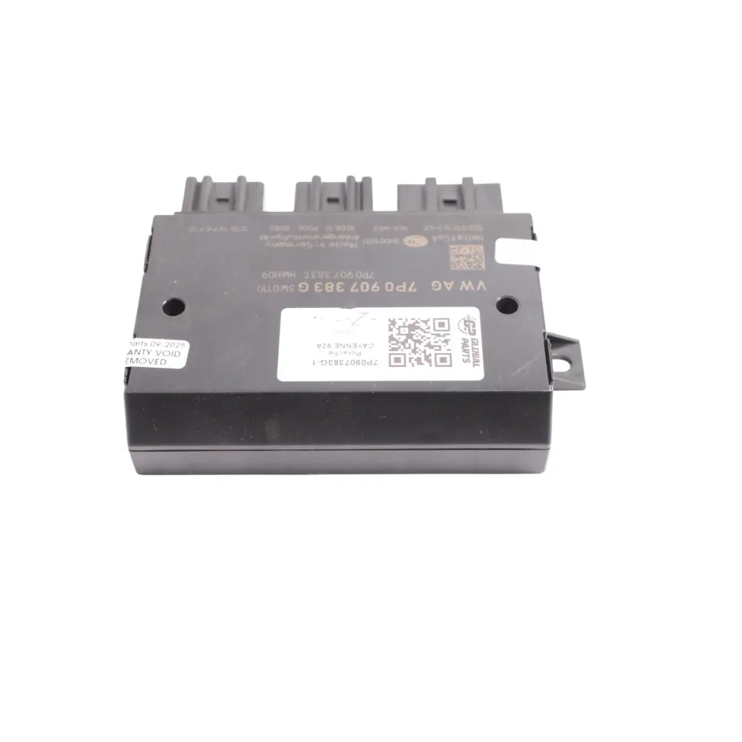 Porsche Cayenne 92A Trailer Tow Bar Towing Control Unit Module 7P0907383G - SKU 7P0907383G-1 - Part number 7P0907383G-1