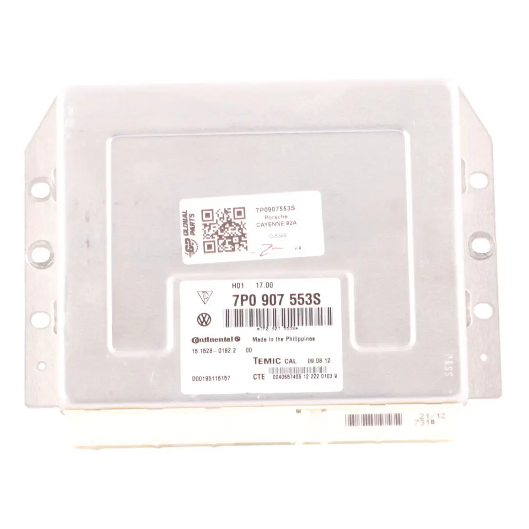 Porsche Cayenne 92A VW Touareg 7P Air Suspension Module Control Unit - SKU 7P0907553S - Part number 7P0907553S