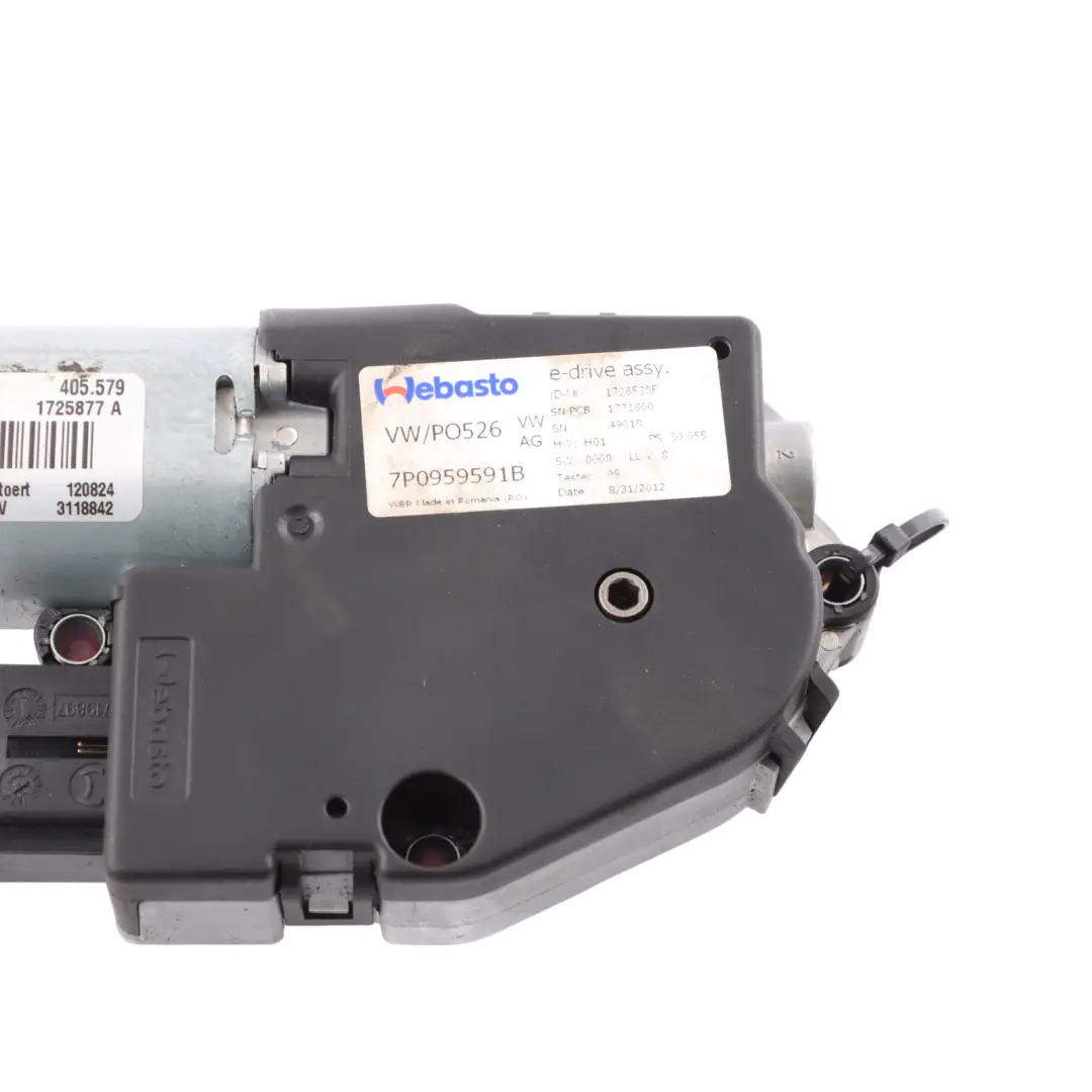 Porsche Cayenne 92A Silnik Szyberdachu Regulator Szyby Tył - SKU 7P0959591B - Numer Części 7P0959591B