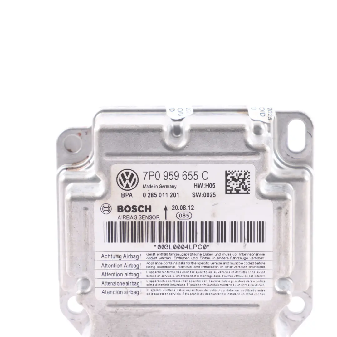 Module ECU Control Unit to Porsche Cayenne 92A Air with Part number 7P0959655C Porsche Cayenne 92A Air Module ECU Control Unit - SKU 7P0959655C - Part number 7P0959655C