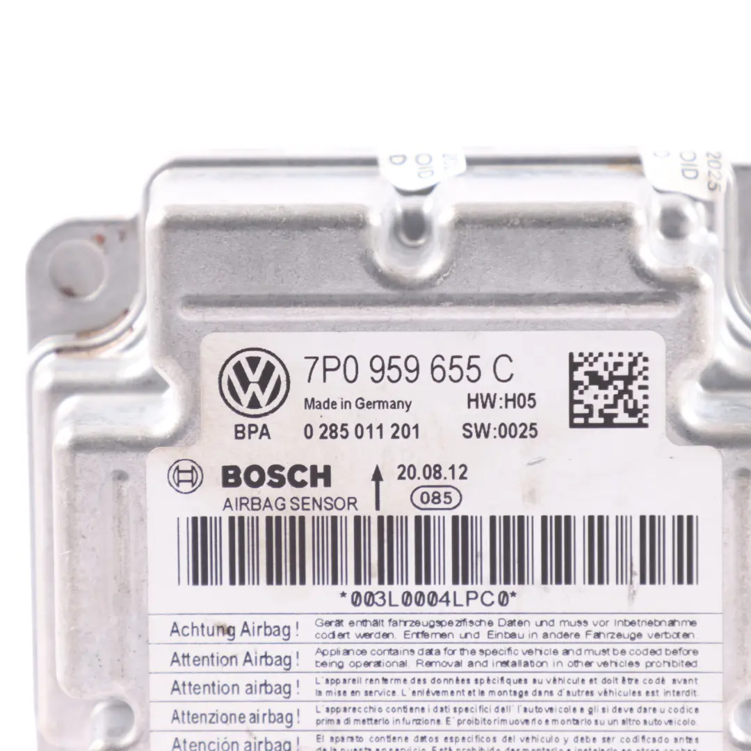 Porsche Cayenne 92A Air Module ECU Control Unit - SKU 7P0959655C - Part number 7P0959655C