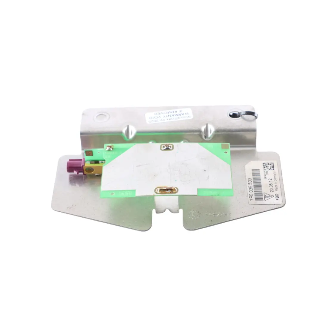 Aerial Antenna Amplifier to Porsche Cayenne 92A with Part number 7P5035503 Porsche Cayenne 92A Aerial Antenna Amplifier - SKU 7P5035503 - Part number 7P5035503