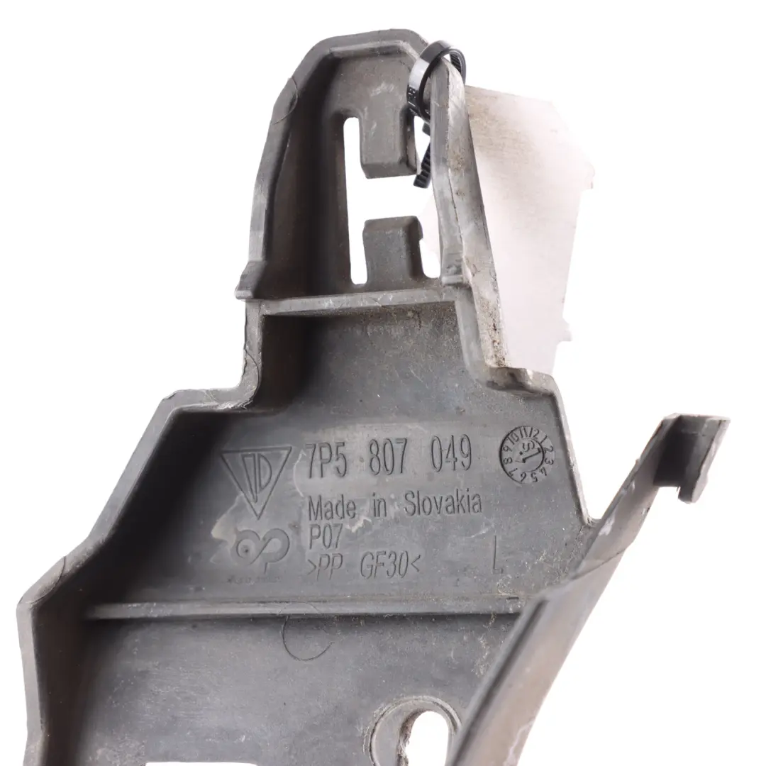 Porsche Cayenne 92A Front Bumper Bracket Holder Mount Left N/S - SKU 7P5807049 - Part number 7P5807049