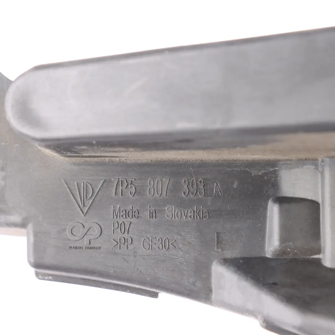 Bumper Bracket Guide Mount Support Left N/S to Porsche Cayenne 92A Rear with Part number 7P5807393A Porsche Cayenne 92A Rear Bumper Bracket Guide Mount Support Left N/S - SKU 95850539300 - Part number 7P5807393A