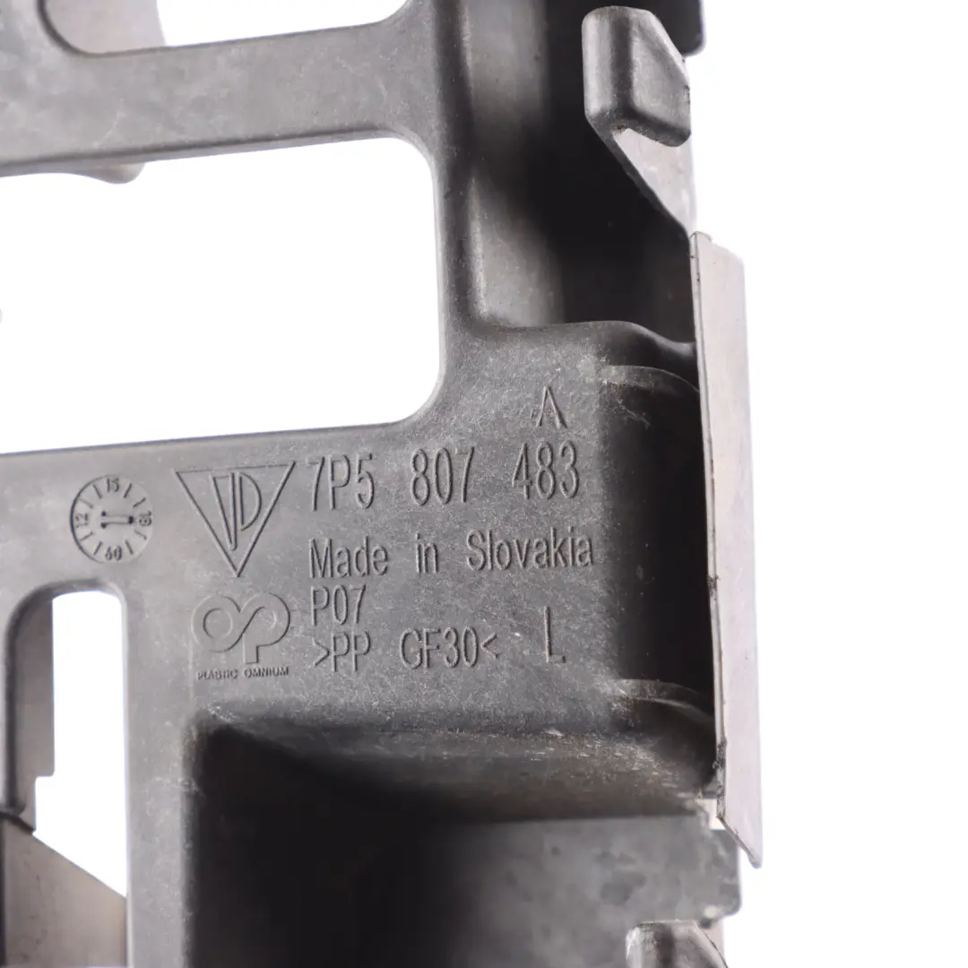 Bumper Side Bracket Guide Mount Left N/S to Porsche Cayenne 92A Rear with Part number 7P5807483A Porsche Cayenne 92A Rear Bumper Side Bracket Guide Mount Left N/S - SKU 7P5807483A - Part number 7P5807483A