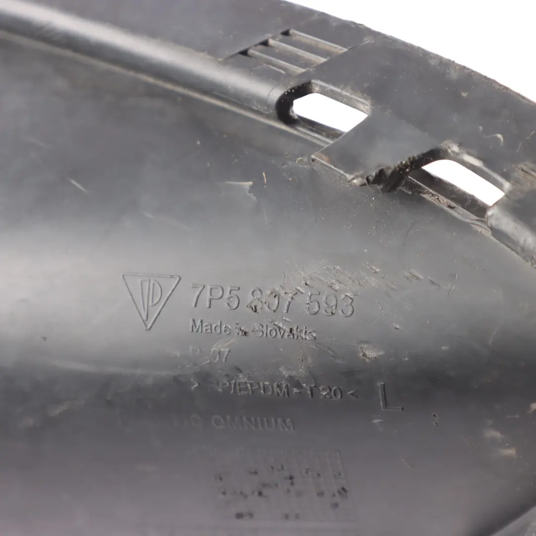 Front Bumper Fog Light Trim Cover Left N/S to Porsche Cayenne 92A with Part number 7P5807593 Porsche Cayenne 92A Front Bumper Fog Light Trim Cover Left N/S - SKU 7P5807593 - Part number 7P5807593