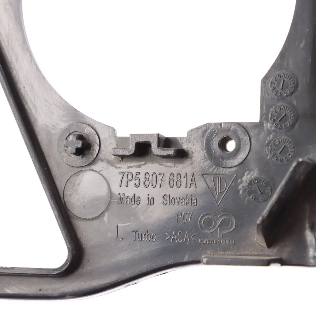 Front Lower Grille Trim Cover Left N/S to Porsche Cayenne 92A with Part number 7P5807681A Porsche Cayenne 92A Front Lower Grille Trim Cover Left N/S - SKU 95850568140 - Part number 7P5807681A