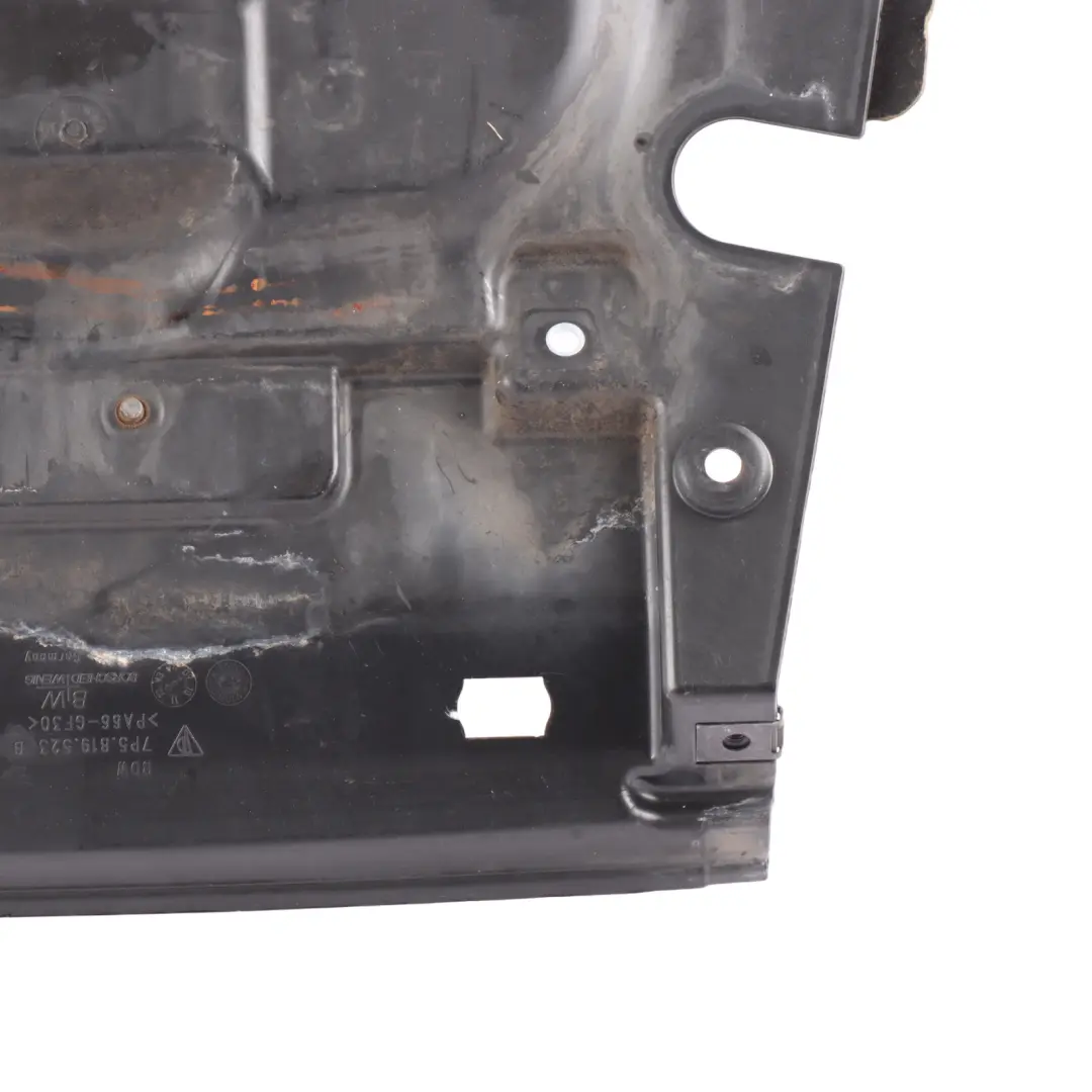 Porsche Cayenne 92A Centre Engine Heat Shield Cover Plate Insulation - SKU 7P5819523B - Part number 7P5819523B