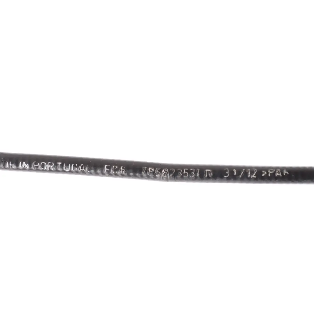 Bonnet Hood Release Bowden Cable 95851153500 to Porsche Cayenne 92A with Part number 7P5823535 Porsche Cayenne 92A Bonnet Hood Release Bowden Cable 95851153500 - SKU 7P5823535 - Part number 7P5823535