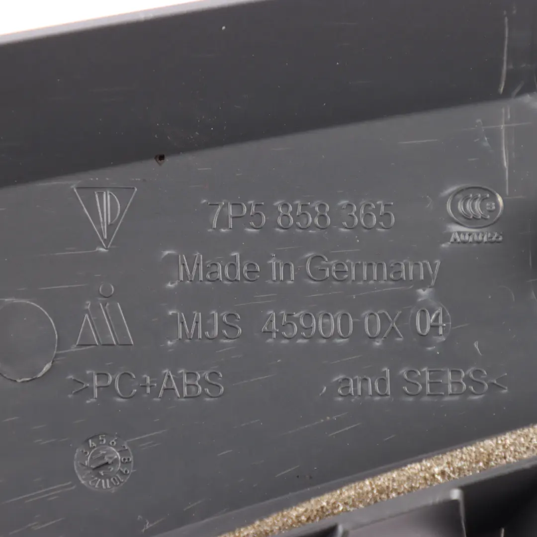 Porsche Cayenne 92A Panel Nawiewu Powietrza Deski Rozdzielczej - SKU 7P5858365 - Numer Części 7P5858365