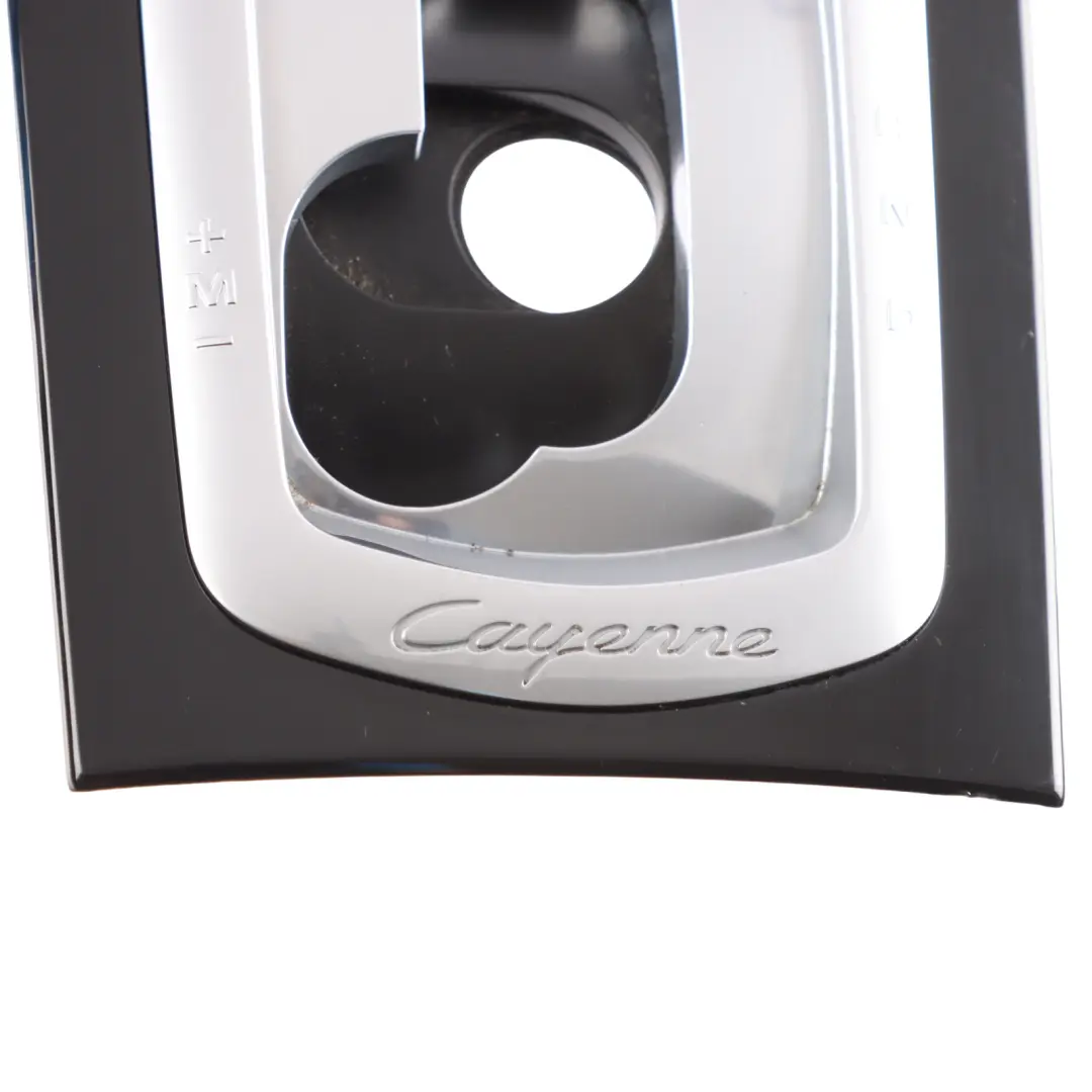 Selector Selecting Lever Surround Cover to Porsche Cayenne 92A Gear with Part number 7P5863324F Porsche Cayenne 92A Gear Selector Selecting Lever Surround Cover - SKU 95855332400 - Part number 7P5863324F