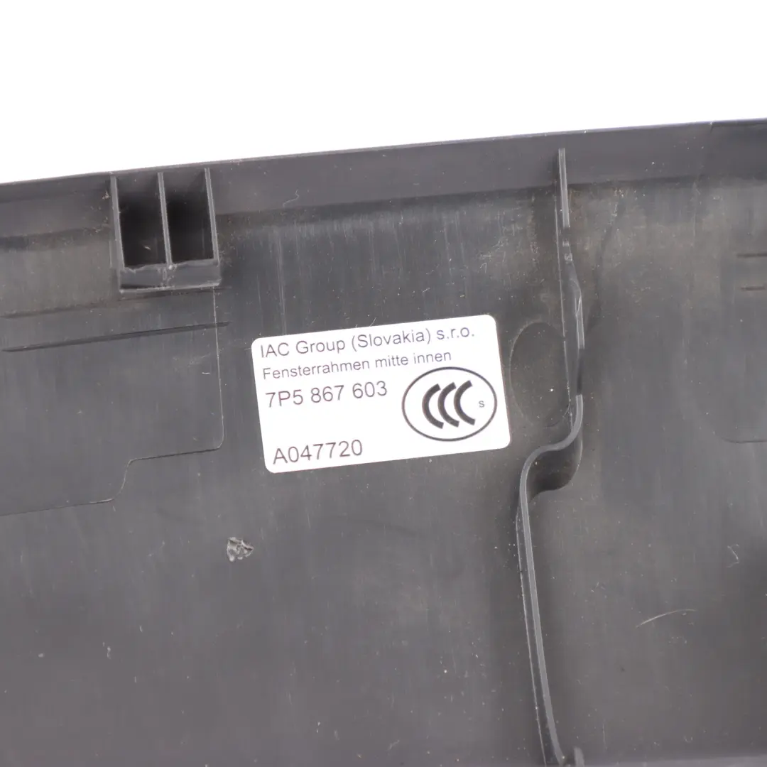 Porsche Cayenne 92A Abdeckung Fenster Heckklappe Rahmen Hinten Rechts - SKU 7P5867603 - Teilenummer 7P5867603