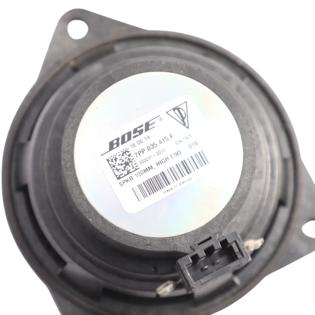 Porta Anteriore Altoparlante Tono Medio Sinistra per Porsche Cayenne 92A con numero di parte 7PP035415F Porsche Cayenne 92A Porta Anteriore Altoparlante Tono Medio Sinistra - SKU 7PP035415F - Numero di parte 7PP035415F