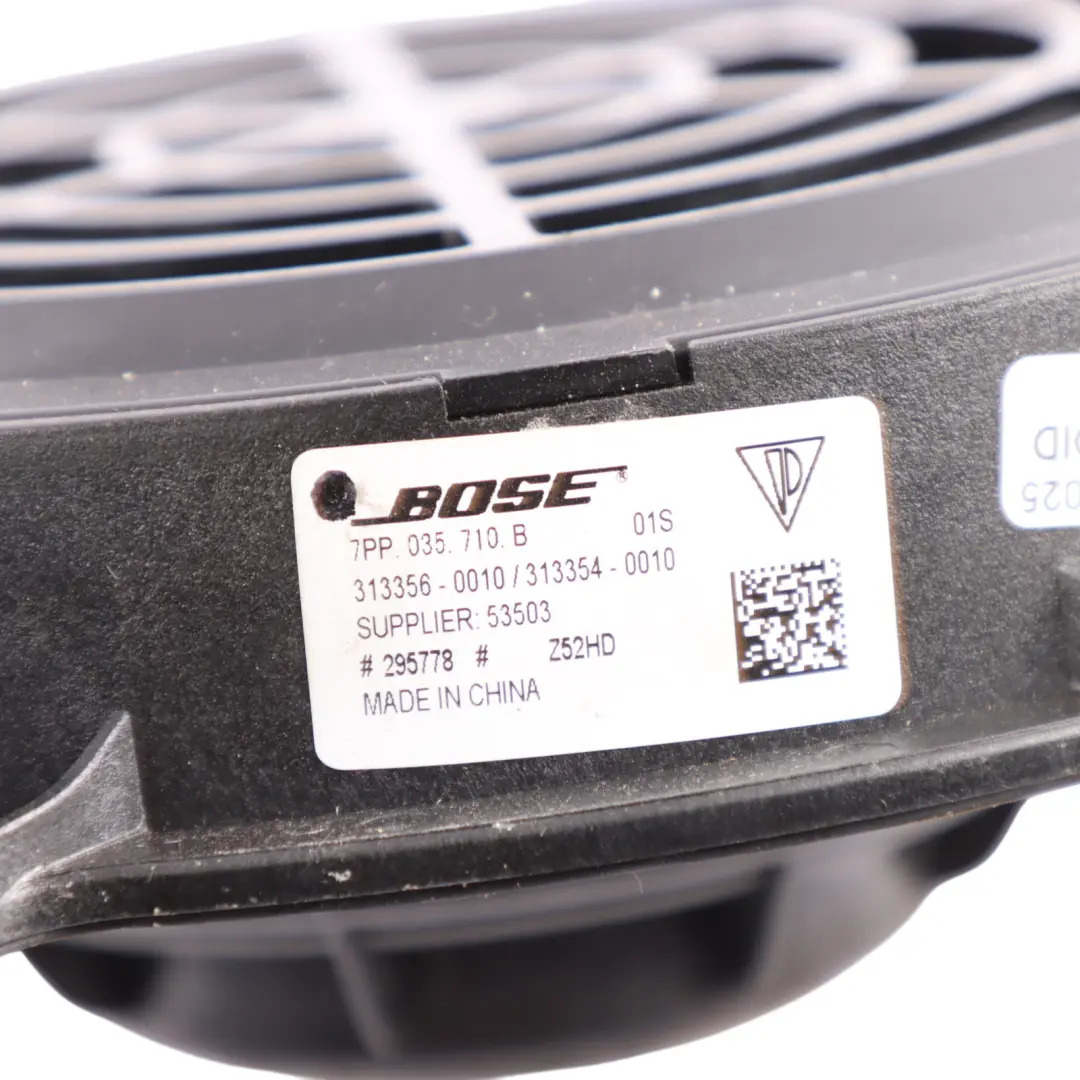 Porsche Cayenne 92A Rear Door Bass Loudspeaker Left Right N/O/S - SKU 7PP035710B - Part number 7PP035710B