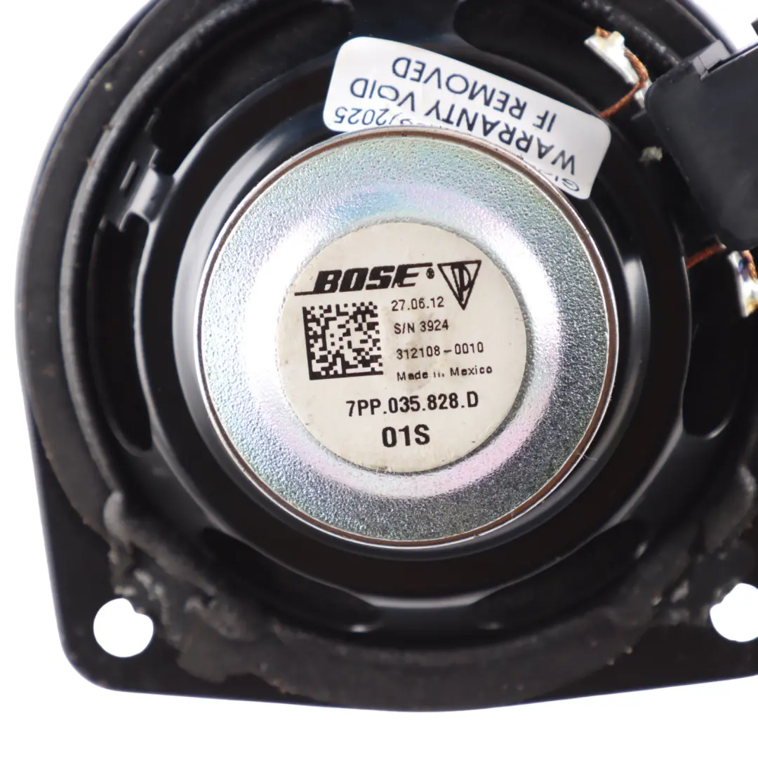 Dashboard Loudspeaker Bose Dash Center to Porsche Cayenne 92A with Part number 7PP035828D Porsche Cayenne 92A Dashboard Loudspeaker Bose Dash Center - SKU 7PP035828D - Part number 7PP035828D