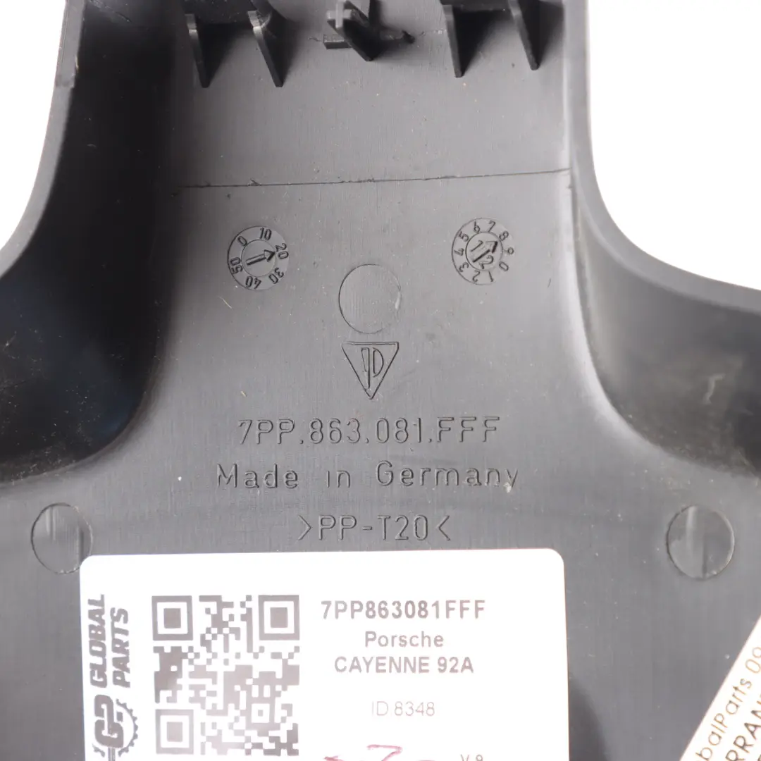Porsche Cayenne 92A Cache De Support De Rétroviseur Extérieur - SKU 7PP863081FFF - Numéro de pièce 7PP863081FFF