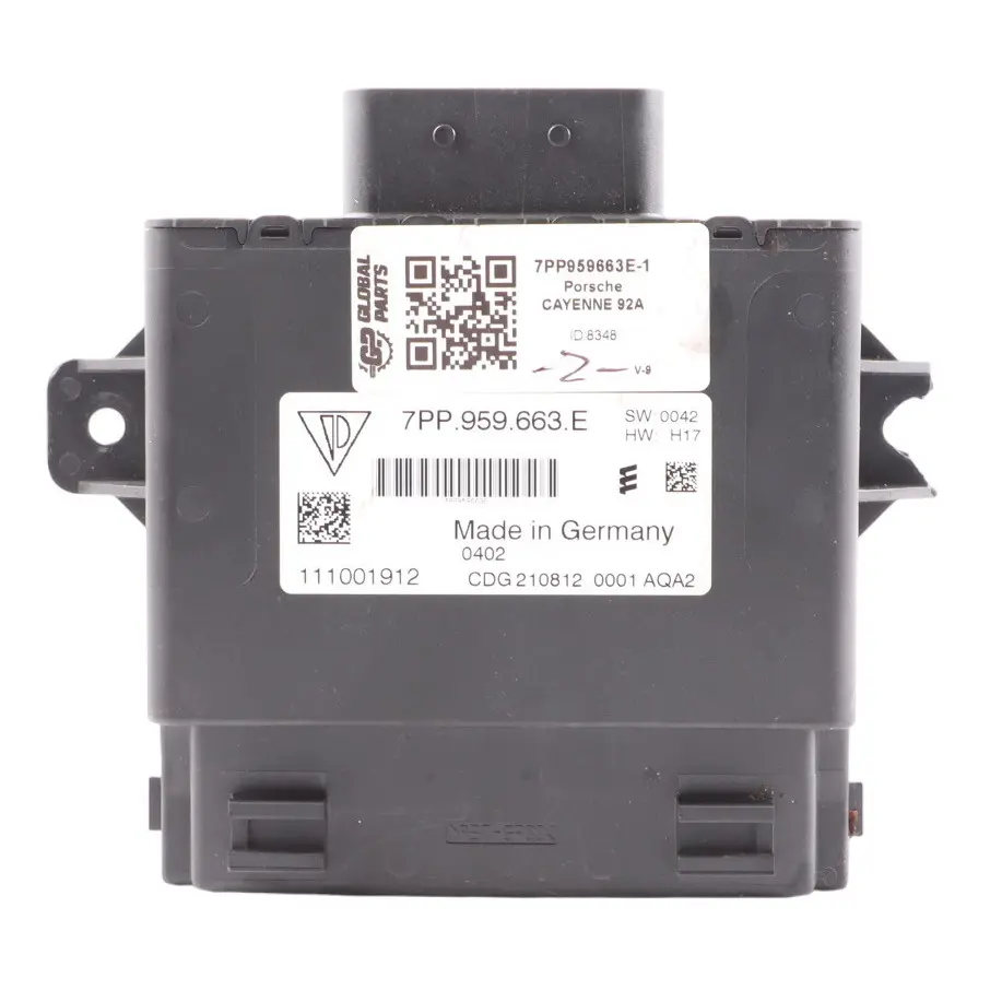 7P Voltage Stabilizer Control Module to Porsche Cayenne 92A VW Touareg with Part number 7PP959663E Porsche Cayenne 92A VW Touareg 7P Voltage Stabilizer Control Module - SKU 7PP959663E-1 - Part number 7PP959663E
