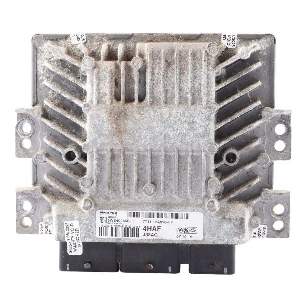 Ford Transit Connect 1.8 TDCI 75HP Engine Control ECU 7T11-12A650-HF Manual