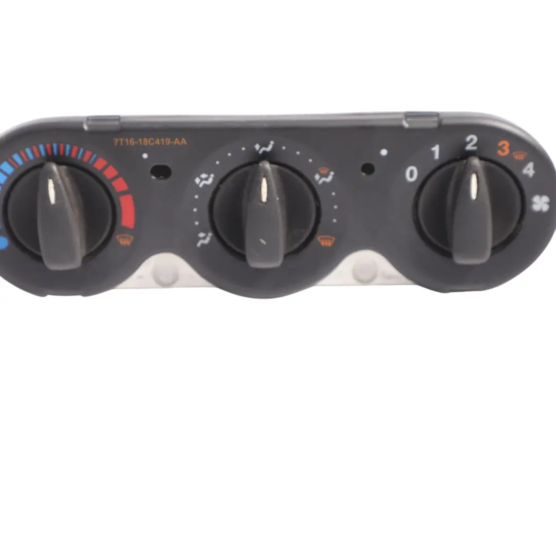 Ford Transit Connect Mk1 Heater Climate Control Unit Panel Switch - SKU 7T16-18C419-AA - Part number 7T16-18C419-AA