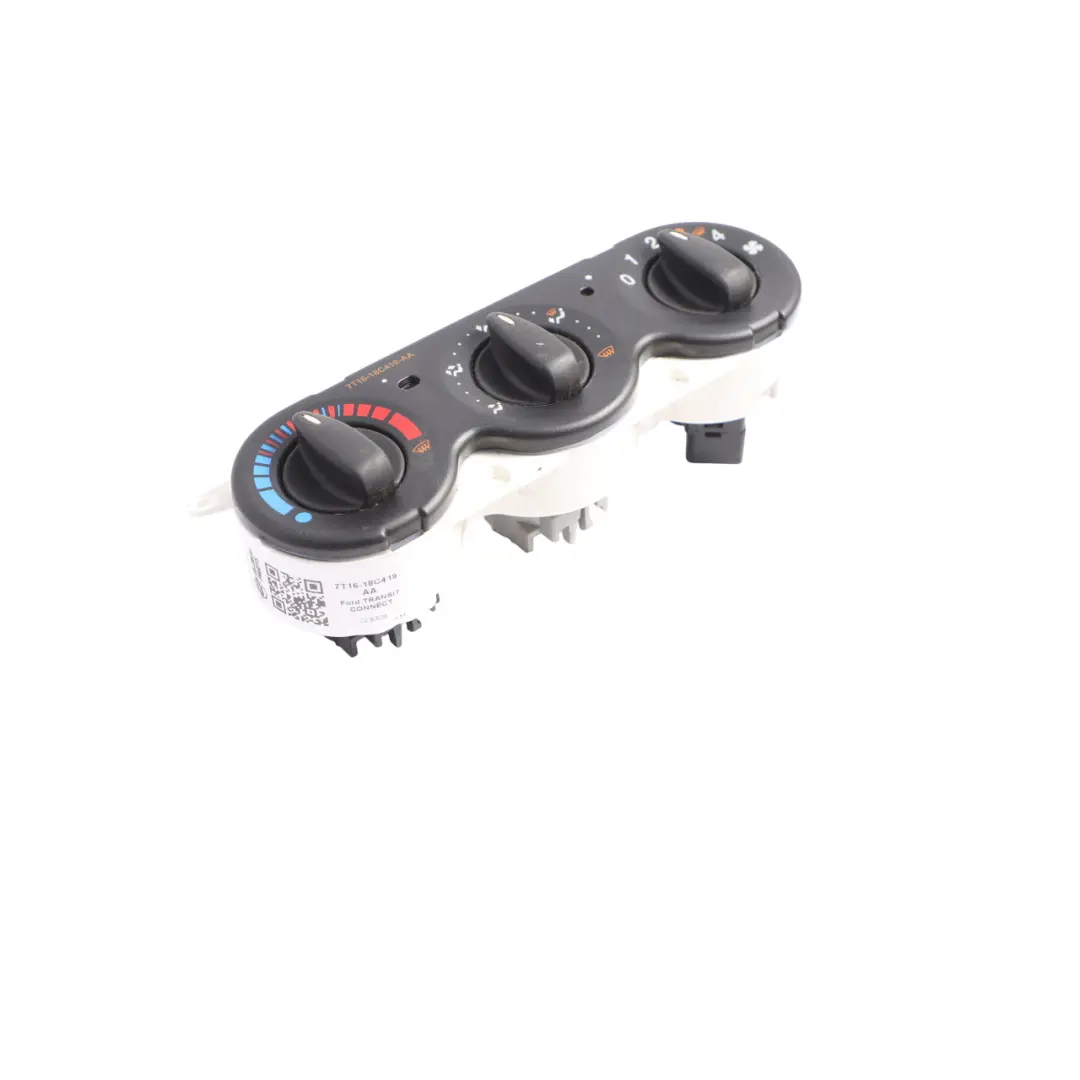 Ford Transit Connect Mk1 Heater Climate Control Unit Panel Switch - SKU 7T16-18C419-AA - Part number 7T16-18C419-AA